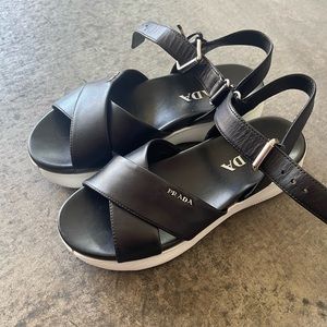 Prada platform sandals Womens US7.5